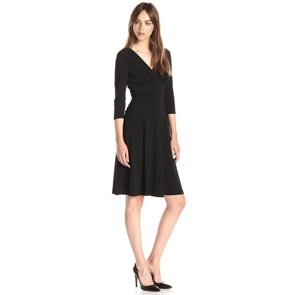 Nine West Dresses & Skirts - Nine West Women's Surplice Ruched Jersey Dress